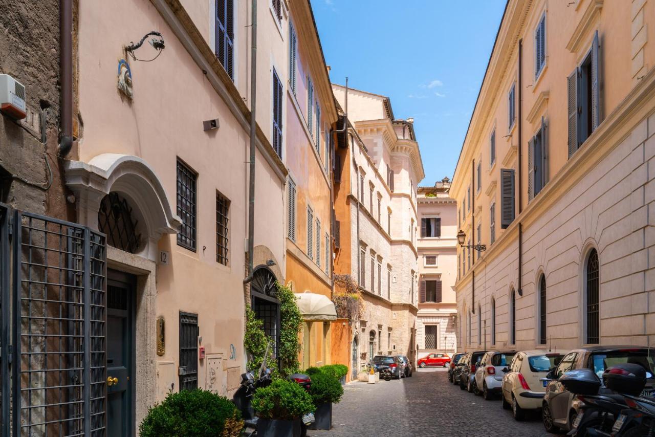 Domus Quiritum Charming, Appartamento D'Epoca A Campo De' Fiori โรม ภายนอก รูปภาพ